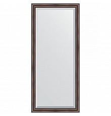 Зеркало Evoform Exclusive 161х71 BY 1204 с фацетом в багетной раме - Палисандр 62 мм