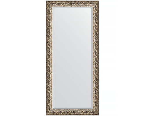 Приобрести Зеркало Evoform Exclusive 166х76 BY 1309 с фацетом в багетной раме - Фреска 84 мм в магазине сантехники Santeh-Crystal.ru
