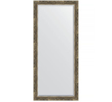 Зеркало Evoform Exclusive 163х73 BY 3590 с фацетом в багетной раме - Старое дерево с плетением 70 мм