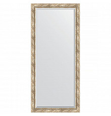Зеркало Evoform Exclusive 163х73 BY 3589 с фацетом в багетной раме - Прованс с плетением 70 мм