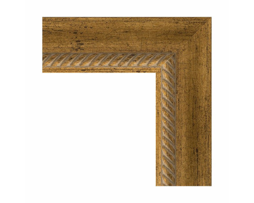 Заказать Зеркало Evoform Exclusive 163х73 BY 3588 с фацетом в багетной раме - Состаренная бронза с плетением 70 мм в магазине сантехники Santeh-Crystal.ru