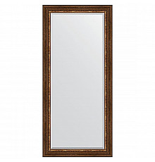 Зеркало Evoform Exclusive 166х76 BY 3595 с фацетом в багетной раме - Римская бронза 88 мм