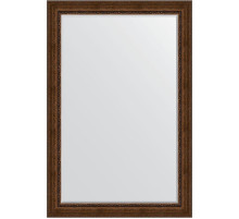 Зеркало Evoform Exclusive 182х122 BY 3637 с фацетом в багетной раме - Состаренная бронза с орнаментом 120 мм