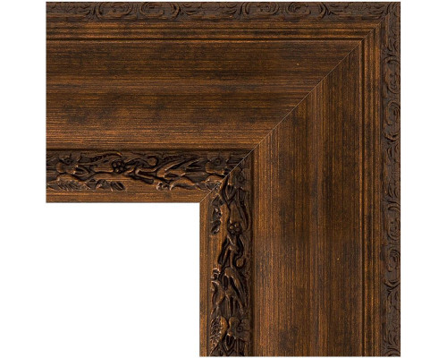 Заказать Зеркало Evoform Exclusive 182х122 BY 3637 с фацетом в багетной раме - Состаренная бронза с орнаментом 120 мм в магазине сантехники Santeh-Crystal.ru
