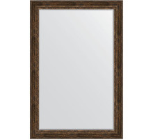 Зеркало Evoform Exclusive 182х122 BY 3638 с фацетом в багетной раме - Состаренное дерево с орнаментом 120 мм