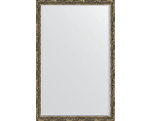 Купить Зеркало Evoform Exclusive 173х113 BY 3616 с фацетом в багетной раме - Старое дерево с плетением 70 мм в магазине сантехники Santeh-Crystal.ru