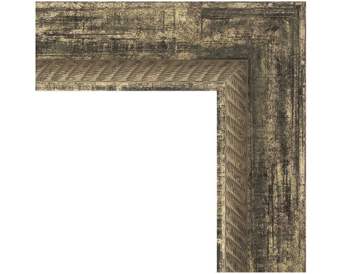 Купить Зеркало Evoform Exclusive 173х113 BY 3616 с фацетом в багетной раме - Старое дерево с плетением 70 мм в магазине сантехники Santeh-Crystal.ru