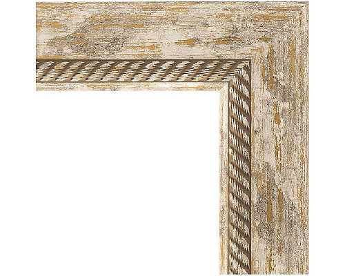 Заказать Зеркало Evoform Exclusive 173х113 BY 3615 с фацетом в багетной раме - Прованс с плетением 70 мм в магазине сантехники Santeh-Crystal.ru