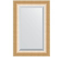 Зеркало Evoform Exclusive 86х56 BY 1141 с фацетом в багетной раме - Травленое золото 87 мм