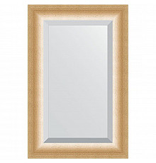 Зеркало Evoform Exclusive 86х56 BY 1141 с фацетом в багетной раме - Травленое золото 87 мм