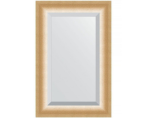 Купить Зеркало Evoform Exclusive 86х56 BY 1141 с фацетом в багетной раме - Травленое золото 87 мм в магазине сантехники Santeh-Crystal.ru