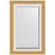 Купить Зеркало Evoform Exclusive 86х56 BY 1141 с фацетом в багетной раме - Травленое золото 87 мм в магазине сантехники Santeh-Crystal.ru