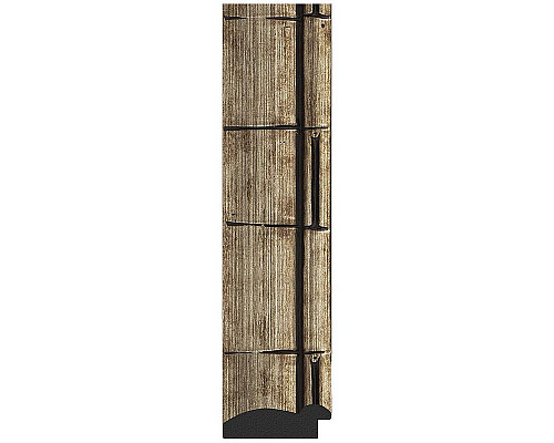 Заказать Зеркало Evoform Exclusive 93х63 BY 1176 с фацетом в багетной раме - Серебряный бамбук 73 мм в магазине сантехники Santeh-Crystal.ru