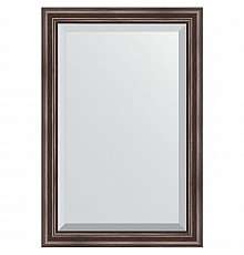 Зеркало Evoform Exclusive 91х61 BY 1174 с фацетом в багетной раме - Палисандр 62 мм