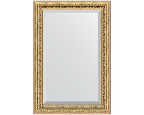 Заказать Зеркало Evoform Exclusive 95х65 BY 1274 с фацетом в багетной раме - Сусальное золото 80 мм в магазине сантехники Santeh-Crystal.ru