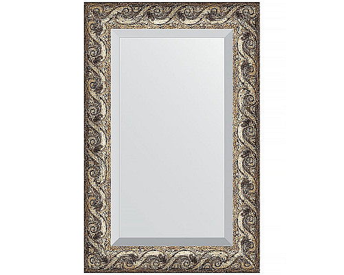 Заказать Зеркало Evoform Exclusive 86х56 BY 1239 с фацетом в багетной раме - Фреска 84 мм в магазине сантехники Santeh-Crystal.ru