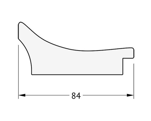 Купить Зеркало Evoform Exclusive 96х66 BY 1279 с фацетом в багетной раме - Фреска 84 мм в магазине сантехники Santeh-Crystal.ru