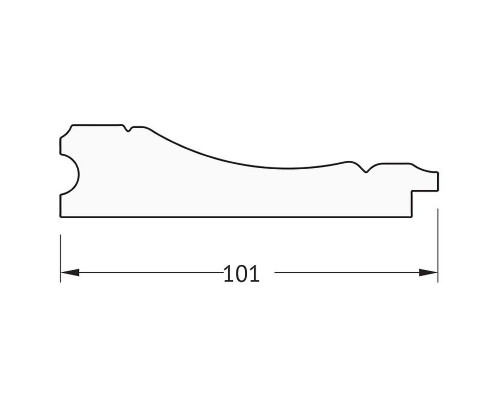 Заказать Зеркало Evoform Exclusive 89х59 BY 3423 с фацетом в багетной раме - Вензель серебряный 101 мм в магазине сантехники Santeh-Crystal.ru