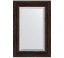Зеркало Evoform Exclusive 89х59 BY 3421 с фацетом в багетной раме - Темный прованс 99 мм