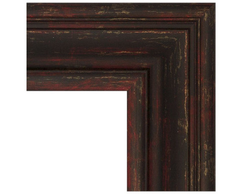 Приобрести Зеркало Evoform Exclusive 89х59 BY 3421 с фацетом в багетной раме - Темный прованс 99 мм в магазине сантехники Santeh-Crystal.ru