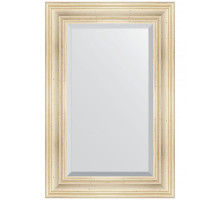 Зеркало Evoform Exclusive 89х59 BY 3419 с фацетом в багетной раме - Травленое серебро 99 мм