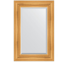 Зеркало Evoform Exclusive 89х59 BY 3418 с фацетом в багетной раме - Травленое золото 99 мм