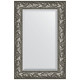 Заказать Зеркало Evoform Exclusive 89х59 BY 3416 с фацетом в багетной раме - Византия серебро 99 мм в магазине сантехники Santeh-Crystal.ru
