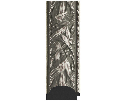 Заказать Зеркало Evoform Exclusive 89х59 BY 3416 с фацетом в багетной раме - Византия серебро 99 мм в магазине сантехники Santeh-Crystal.ru