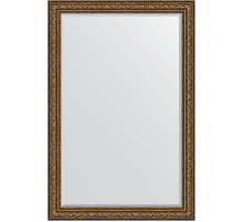 Зеркало Evoform Exclusive 180х120 BY 3635 с фацетом в багетной раме - Виньетка состаренная бронза 109 мм