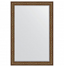 Зеркало Evoform Exclusive 180х120 BY 3635 с фацетом в багетной раме - Виньетка состаренная бронза 109 мм