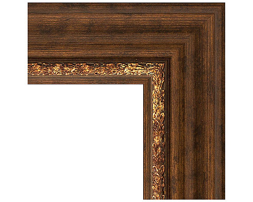 Приобрести Зеркало Evoform Exclusive 86х56 BY 3413 с фацетом в багетной раме - Римская бронза 88 мм в магазине сантехники Santeh-Crystal.ru