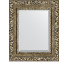 Зеркало Evoform Exclusive 55х45 BY 3359 с фацетом в багетной раме - Виньетка античная латунь 85 мм