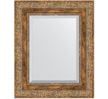 Зеркало Evoform Exclusive 55х45 BY 3358 с фацетом в багетной раме - Виньетка античная бронза 85 мм
