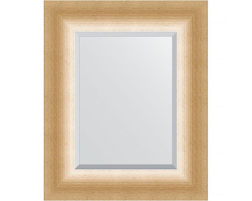 Приобрести Зеркало Evoform Exclusive 56х46 BY 1363 с фацетом в багетной раме - Травленое золото 87 мм в магазине сантехники Santeh-Crystal.ru