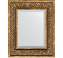 Зеркало Evoform Exclusive 59х49 BY 3370 с фацетом в багетной раме - Вензель бронзовый 101 мм