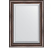 Зеркало Evoform Exclusive 71х51 BY 1124 с фацетом в багетной раме - Палисандр 62 мм