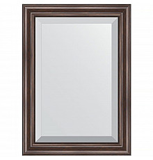 Зеркало Evoform Exclusive 71х51 BY 1124 с фацетом в багетной раме - Палисандр 62 мм
