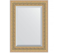 Зеркало Evoform Exclusive 75х55 BY 1224 с фацетом в багетной раме - Сусальное золото 80 мм