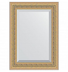 Зеркало Evoform Exclusive 75х55 BY 1224 с фацетом в багетной раме - Сусальное золото 80 мм
