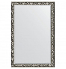 Зеркало Evoform Exclusive 179х119 BY 3624 с фацетом в багетной раме - Византия серебро 99 мм