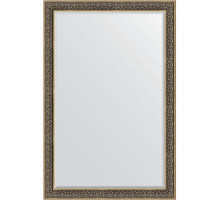 Зеркало Evoform Exclusive 179х119 BY 3631 с фацетом в багетной раме - Вензель серебряный 101 мм