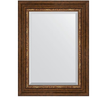 Зеркало Evoform Exclusive 76х56 BY 3387 с фацетом в багетной раме - Римская бронза 88 мм
