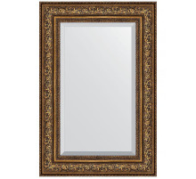 Зеркало Evoform Exclusive 90х60 BY 3427 с фацетом в багетной раме - Виньетка состаренная бронза 109 мм