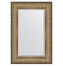Зеркало Evoform Exclusive 90х60 BY 3425 с фацетом в багетной раме - Виньетка античная бронза 109 мм