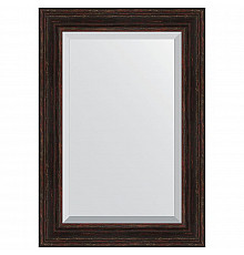 Зеркало Evoform Exclusive 99х69 BY 3447 с фацетом в багетной раме - Темный прованс 99 мм