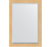 Зеркало Evoform Exclusive 101х71 BY 1193 с фацетом в багетной раме - Сосна 62 мм
