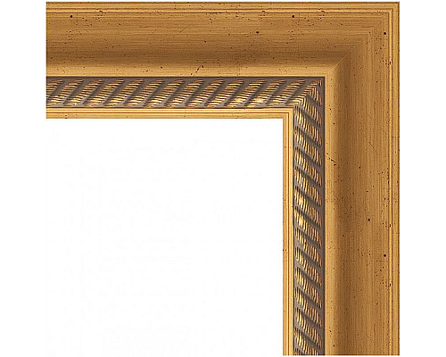 Приобрести Зеркало Evoform Exclusive Floor 198х108 BY 6141 с фацетом в багетной раме - Состаренное золото с плетением 70 мм в магазине сантехники Santeh-Crystal.ru