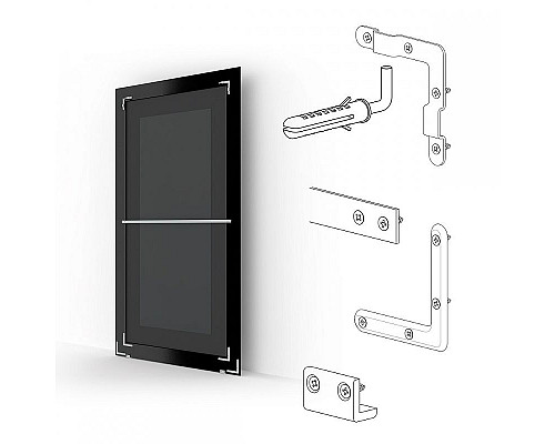 Купить Зеркало Evoform Exclusive Floor 207х117 BY 6178 с фацетом в багетной раме - Состаренное серебро с орнаментом 120 мм в магазине сантехники Santeh-Crystal.ru