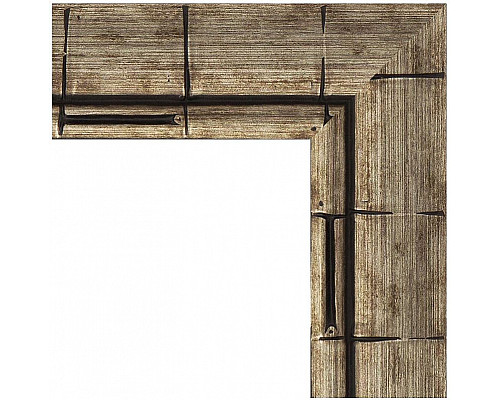 Заказать Зеркало Evoform Exclusive Floor 198х108 BY 6147 с фацетом в багетной раме - Серебряный бамбук 73 мм в магазине сантехники Santeh-Crystal.ru