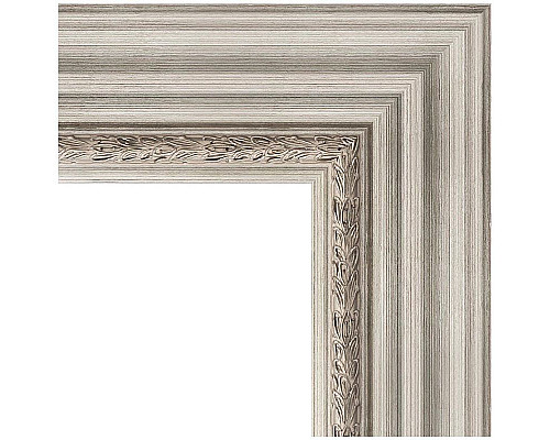 Купить Зеркало Evoform Exclusive Floor 201х111 BY 6158 с фацетом в багетной раме - Римское серебро 88 мм в магазине сантехники Santeh-Crystal.ru